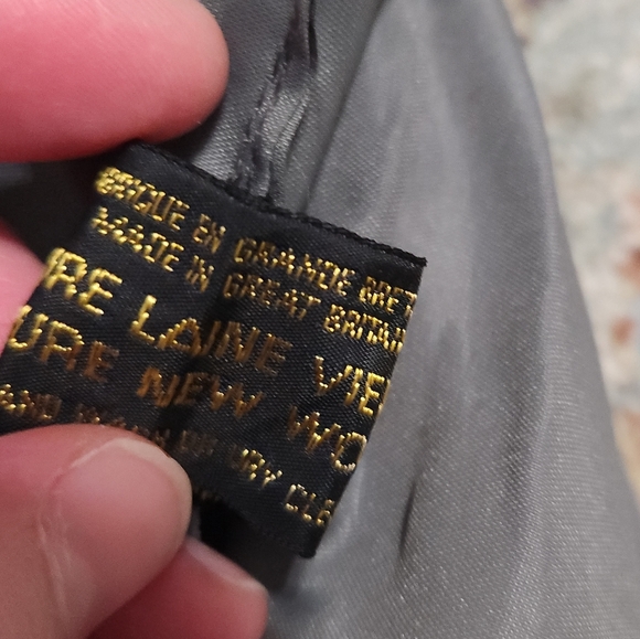 Vintage Woolmark 100% Wool Lined Tam Beret Pom Pom Hat Plaid Blue - Picture 7 of 10